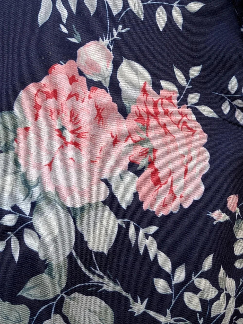 Girls Navy Floral Ruffle Sleeve One-Piece Jumpsuit